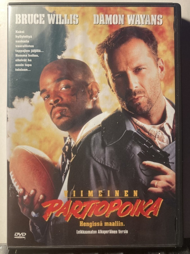 VIIMEINEN PARTIOPOIKA, DVD, Scott, Willis, Wayans
