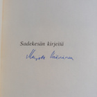 Marjatta Väänänen : Sadekesän kirjeitä (signeerattu) - pikkukuva 3