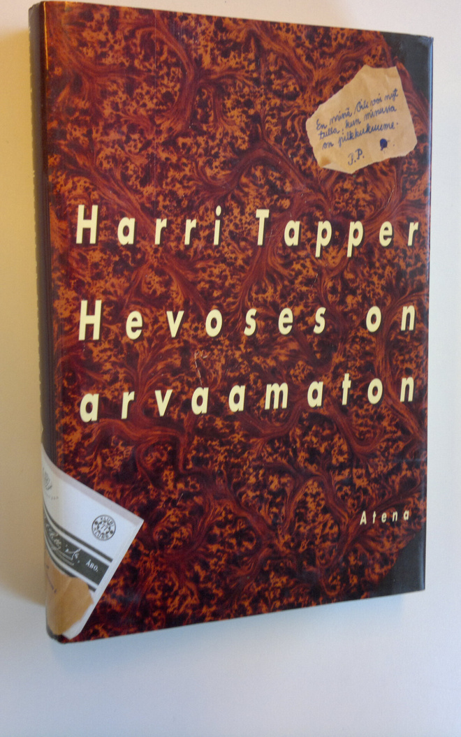 Harri Tapper : Hevoses on arvaamaton