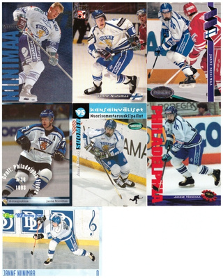 7 x JANNE NIINIMAA Team Finland sis. 1 x Erikoiskortti