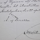 VANHA Asiakirja Metsävirasto 1890 Komea Sinetti - pikkukuva 3