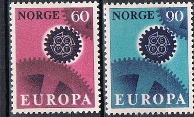 Norja 1967 - Europa CEPT  ++