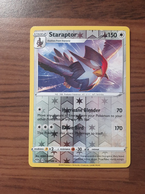 Pokemon Staraptor 147/189 Reverse holo rare