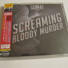 Sum 41 Screaming Bloody Murder Japanilainen CD + DVD OBI - pikkukuva 1