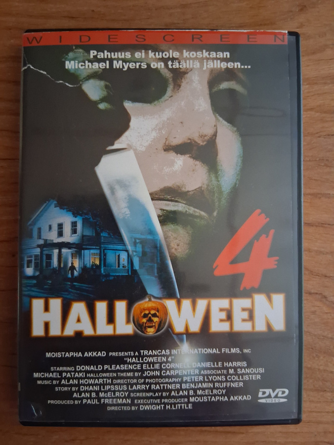 Halloween 4 - Michael Myersin paluu (1988) DVD