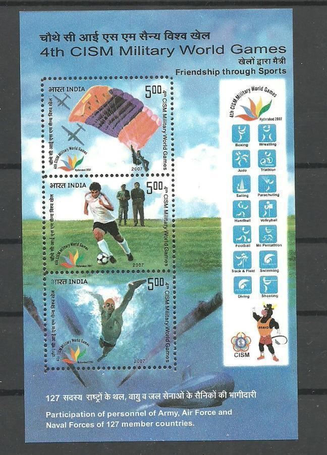 URHEILU sotilasurheilun MM blokki INTIA 2007 **