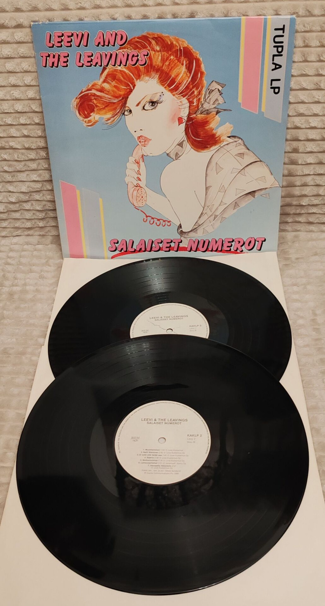 Leevi And The Leavings Salaiset Numerot 2 x lp