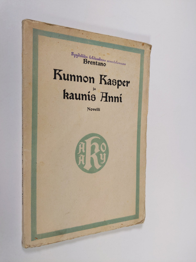 Clemens Brentano : Kunnon Kasper ja kaunis Anni