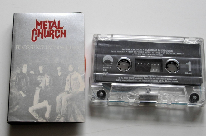 METAL CHURCH Blessing in Disguise 1989 C-KASETTI