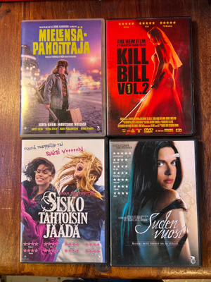 Dvd-levyjä 43 kpl. Sekalainen setti elokuvia ja yksi sarja