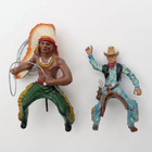 Ratsastajat 2 kpl: Intiaani ja lasso & Cowboy ja satula - pikkukuva 1