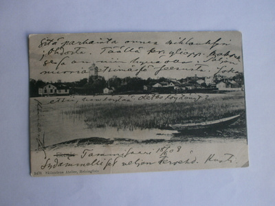 Ekenäs, rantaa ja vanhaa keskustaa, mv, p. 1908
