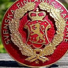 Vaakunalla Emalinen 50 luvulta. Halkaisija - 40 mm. - pikkukuva 5