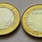 Suomi 5 eur, maakuntaraha+maakuntien rakenn. Uusimaa, unc - pikkukuva 2