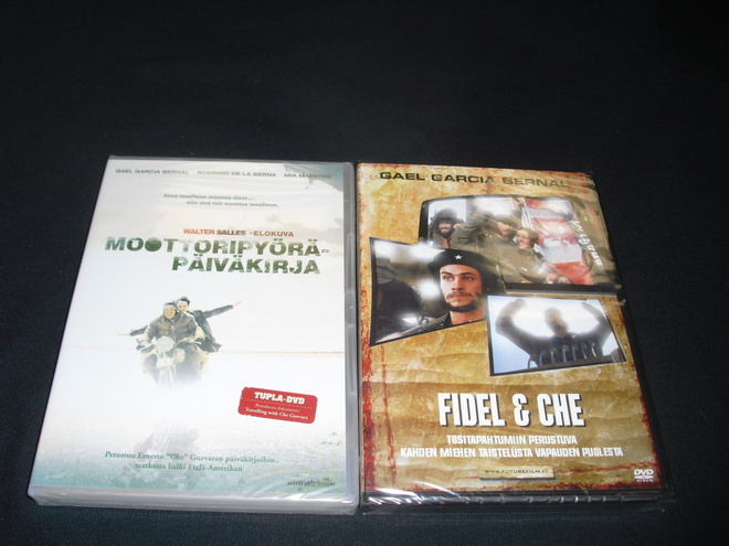 FIDEL & CHE + MOOTTORIPYÖRÄPÄIVÄKIRJA (UUSIA)