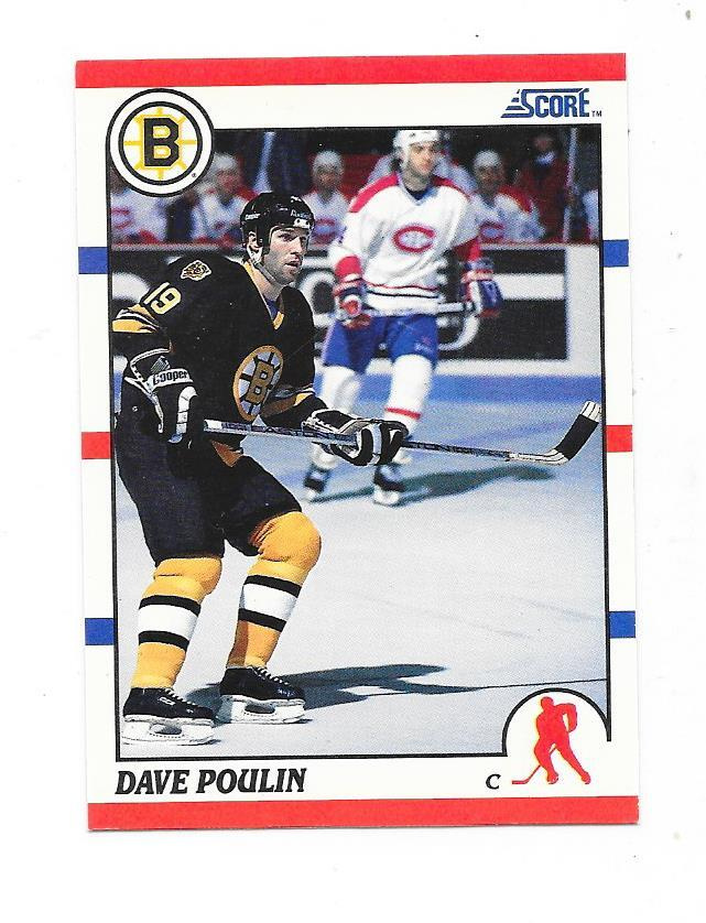 1990-91 Score #217 Dave Poulin  Boston Bruins