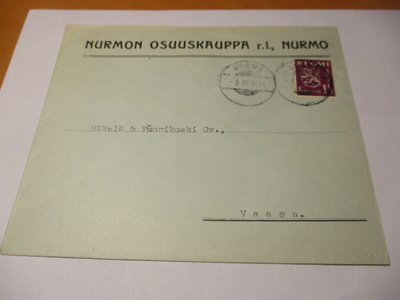1930 Nurmo liikekuori