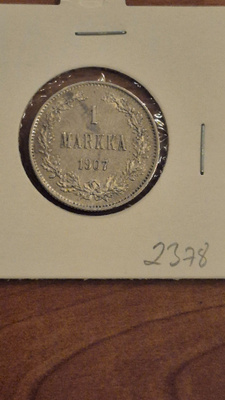1 markka 1907, Suomi