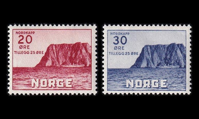 Norja 198-9 ** Turismi Nordkap (1938)