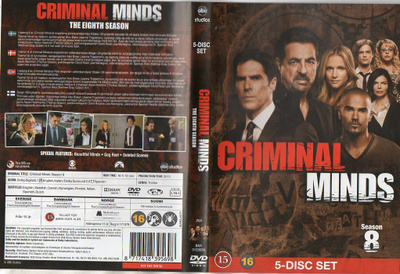 Criminal Minds Season 8 (30 449) k -FI- DVD nordic, (5)