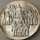 Hopeinen Suomen 10 markan juhlaraha vuodelta 1977 - pikkukuva 2