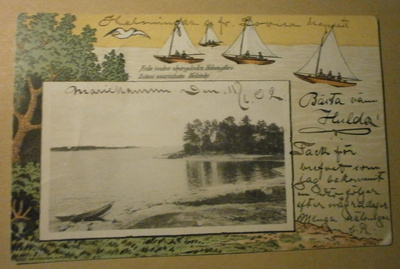 Helsinki, länsisaaristosta, ikkunakortti, p. 1902