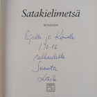 Laila Hietamies : Satakielimetsä : romaani (signeerattu, ... - pikkukuva 3