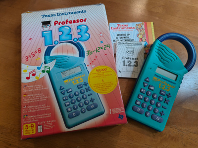 Texas Instruments Professor 1.2.3 - Vintagea