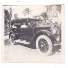 VANHA Valokuva UPEA Auto 1900-l 9 x 9 cm - pikkukuva 1