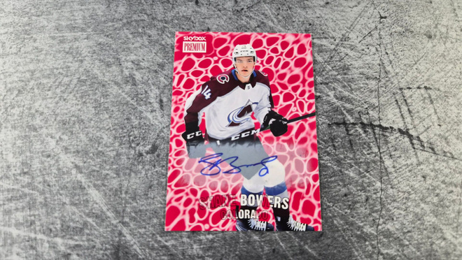 Shane Bowers 2020-21 Metal Premium Prospects Auto