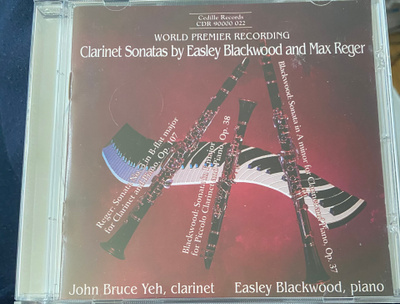 Clarinet Sonatas - Easley Blackwood, Mac Reger