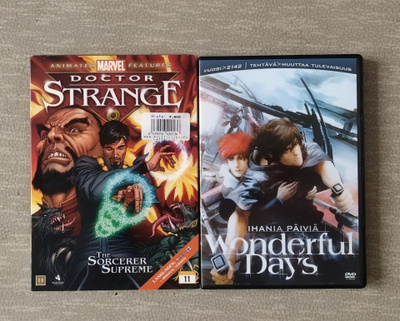 DVD-elokuvia 2 kpl Doctor Strange, Wonderful Days