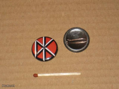 Dead Kennedys DK rintanappi 1" d5