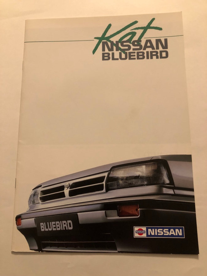 Myyntiesite - Nissan Bluebird Kat - 3/1990