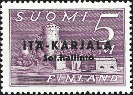 1941 Itä-Karjala 5 mk **  LaPe I-K 6