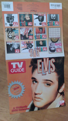 Elvis Presley TV Guide kalenteri 2008