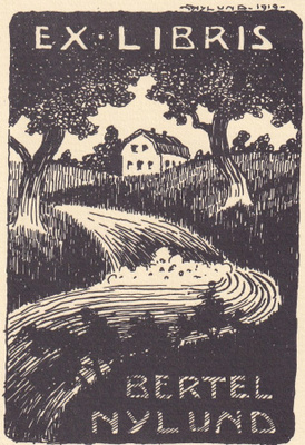 Ex Libris, Bertel Nylund , b433