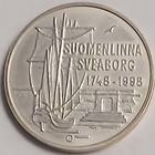 JUHLARAHA. 100 mk hopea 1998 Suomenlinna. - pikkukuva 2