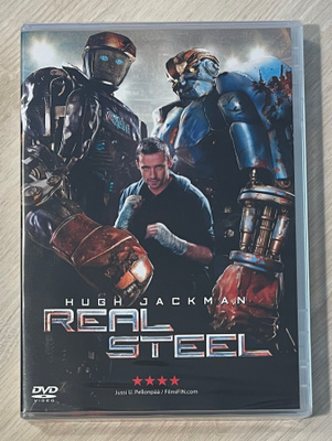 Real Steel (2011) Hugh Jackman, Evangeline Lilly (UUSI)