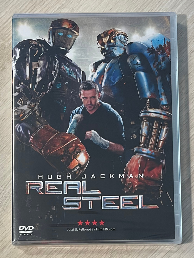 Real Steel (2011) Hugh Jackman, Evangeline Lilly (UUSI)