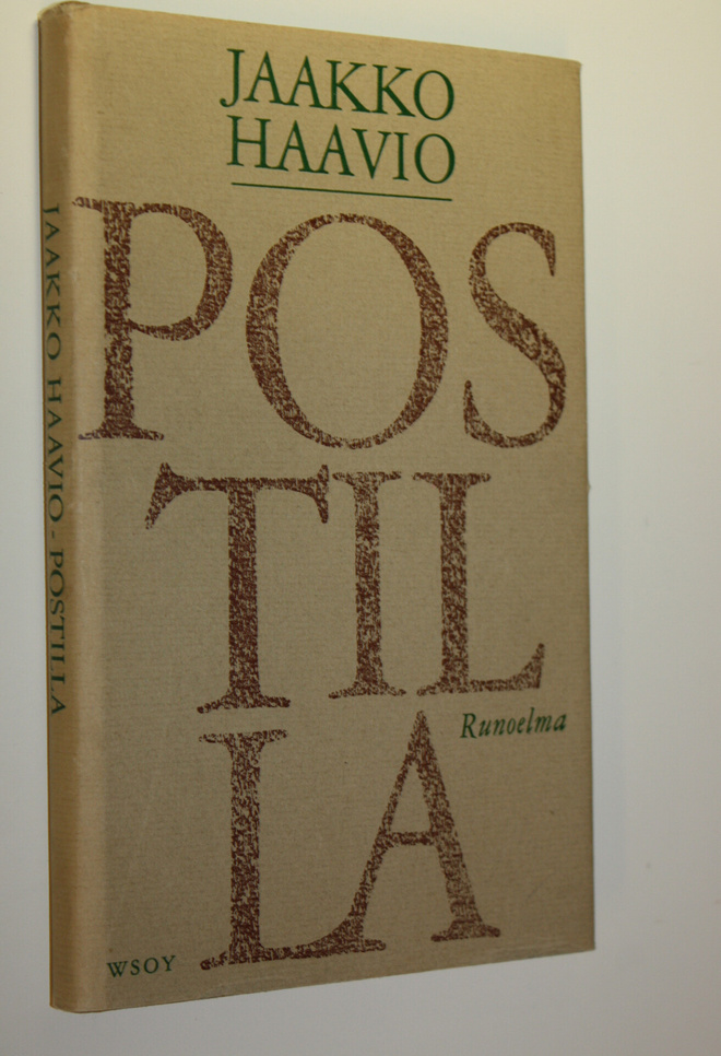 Jaakko Haavio : Postilla : Runoelma