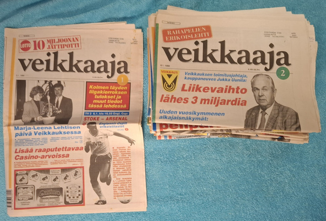 Veikkaaja - 1990 täysi vuosikerta