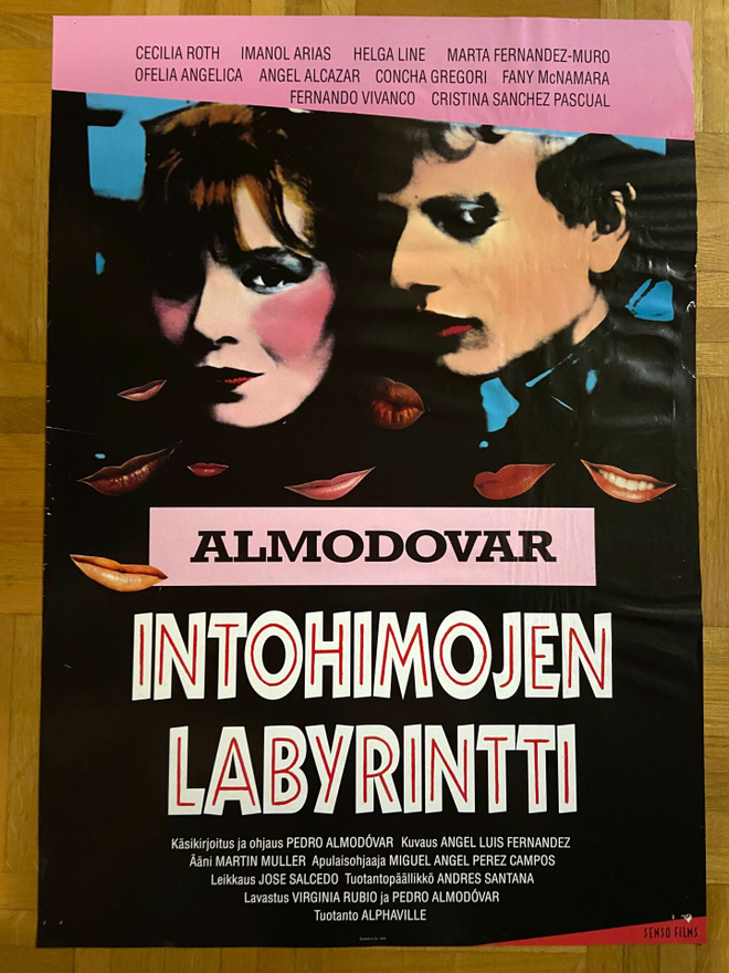 Vanha elokuvajuliste: Intohimojen labyrintti