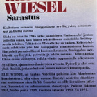 ELIE WIESEL: SARASTUS - pikkukuva 2