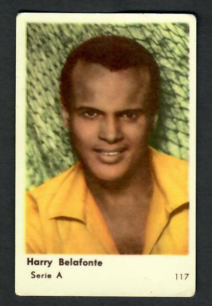 Keräilykuva - Harry Belafonte Serie A 117