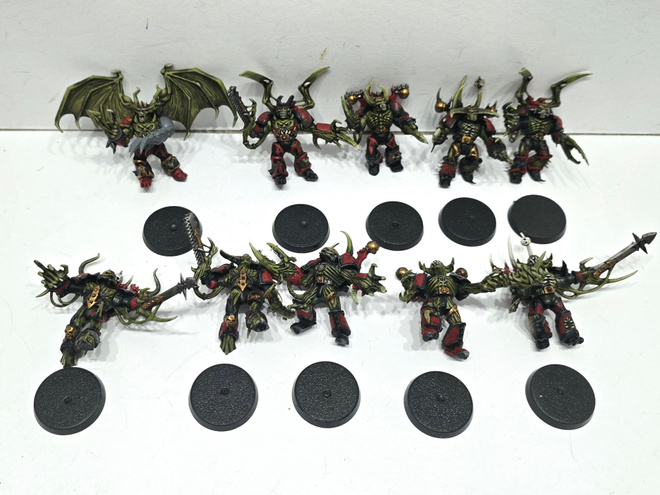 WH40K -10kpl Possessed Chaos Space Marines [K123]
