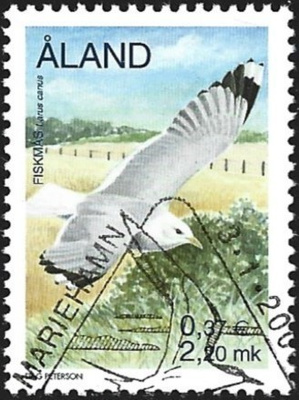 Åland 2000 Lintuja 2,20 mk EPalareuna LOISTO LaPe 169