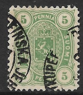Nelilukuiset 1885 5p (LAPE 20) OO