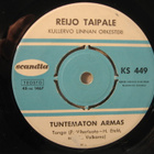 Reijo Taipale: Satumaa/ Tuntematon armas 7" - pikkukuva 3