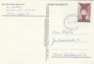 Postileima, ESPOO 77